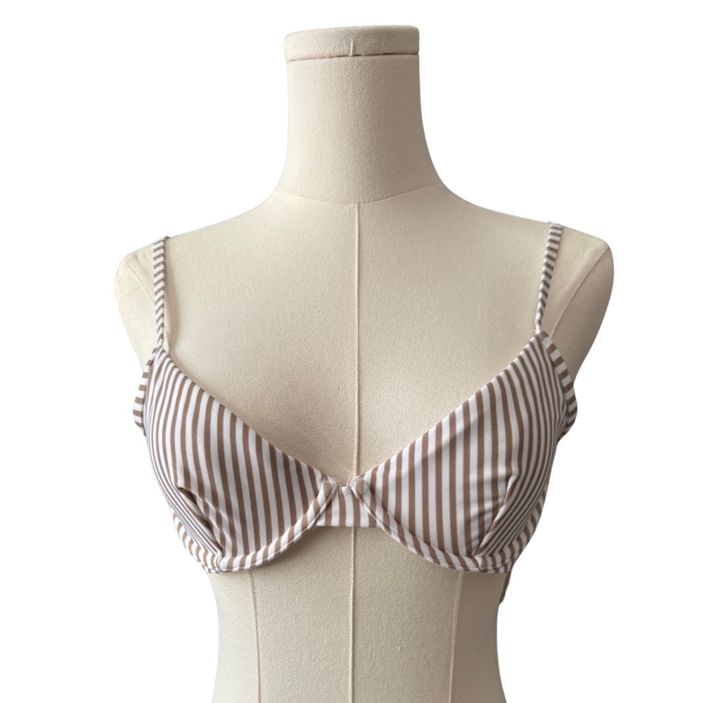 Abercrombie & Fitch Striped Bikini Top Size XS NWT